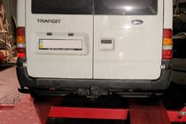 Ford Transit 2000–2014 Rear Protection Step AK-Special Black (Stainless Steel) photo 2