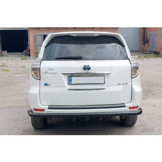 Rear protection bar AK005-15 Black (EV only, 2 pcs, stainless steel) Toyota Rav 4 2006-2013 photo 2