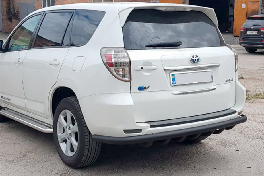 Toyota Rav 4 2006-2013 Rear protection bar AK005-15 Black (EV only, 2 pcs, stainless steel) Photo 3