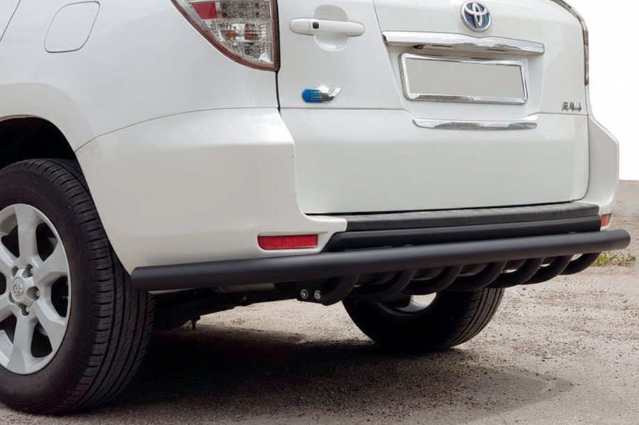 Toyota Rav 4 2006-2013 Rear protection bar AK005-15 Black (EV only, 2 pcs, stainless steel) Photo 1