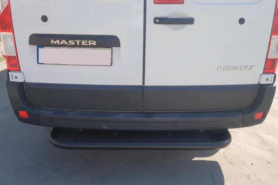 Opel Movano 2010-2021 Rear Step Black (Stainless Steel) Image