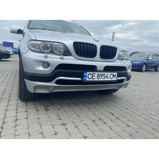 Front bumper lip spoiler (2003-2006, paintable) BMW X5 E53 1999–2006 photo 2
