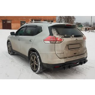 Rear protection bar NSXT.13.6.B1-08 Black (stainless steel) photo 1