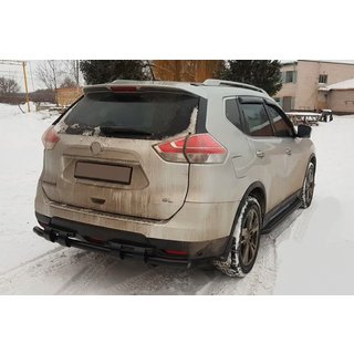 Rear protection bar NSXT.13.6.B1-08 Black (stainless steel) photo 2