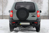 Chevrolet Niva 1998-2020 Rear Bar AK015 Black (Stainless Steel) photo 2