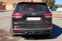 Kia Sorento II XM 2009-2014 Rear Bar AK015 Black (Stainless Steel) photo 3