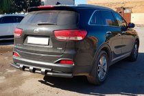 Kia Sorento II XM 2009-2014 Rear Bar AK015 Black (Stainless Steel) photo 2