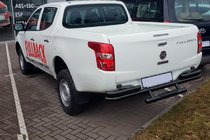 Mitsubishi L200 2015-2024 Rear Guard AK-Special Black (Stainless Steel) photo 3