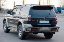 Mitsubishi Pajero Sport 1996-2007 Rear Guard AK-Special Black (Stainless Steel) photo 2