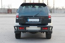 Mitsubishi Pajero Sport 1996-2007 Rear Guard AK-Special Black (Stainless Steel) photo 4
