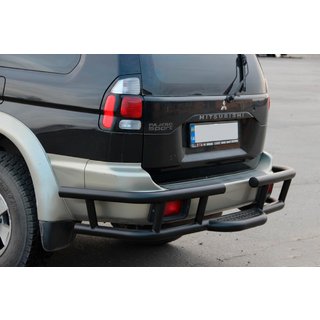 Rear Guard AK-Special Black (Stainless Steel) Mitsubishi Pajero Sport 1996-2007 photo 1