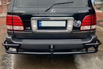 Lexus LX470 1998-2007 Rear Guard AK009-15 Black (Stainless Steel) photo 3