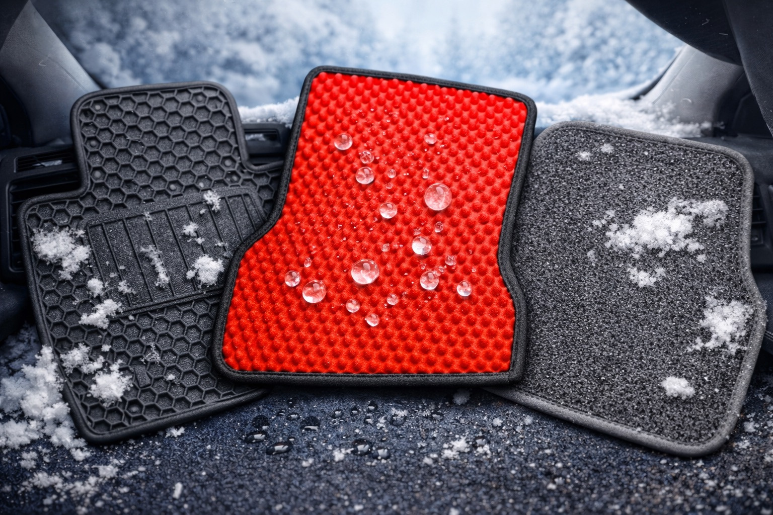 Car Mats: EVA vs Rubber vs Textile – Which Is Better in Winter and Mid‑Season