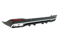 Mercedes GLE W167 2018- Rear diffuser with exhaust tips GLE53 Black (2018-2026) photo 14