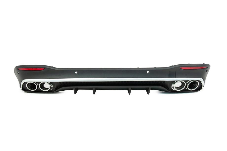 Mercedes GLE W167 2018- Rear diffuser with exhaust tips GLE53 Black (2018-2026) Image