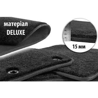 Deluxe Textile Floor Mats (Black) photo 1