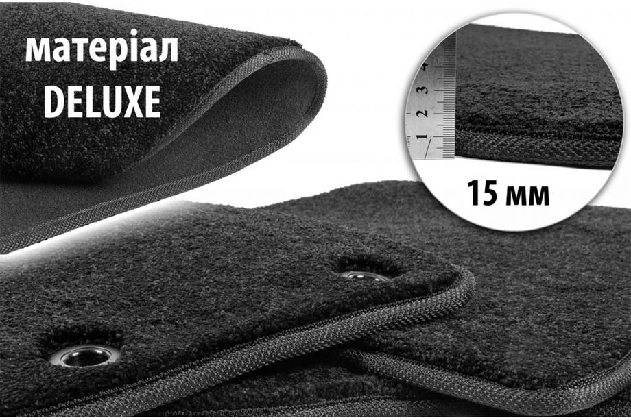 BMW 3 Series E92/E93 2006–2013 Deluxe Textile Floor Mats (Black) Image