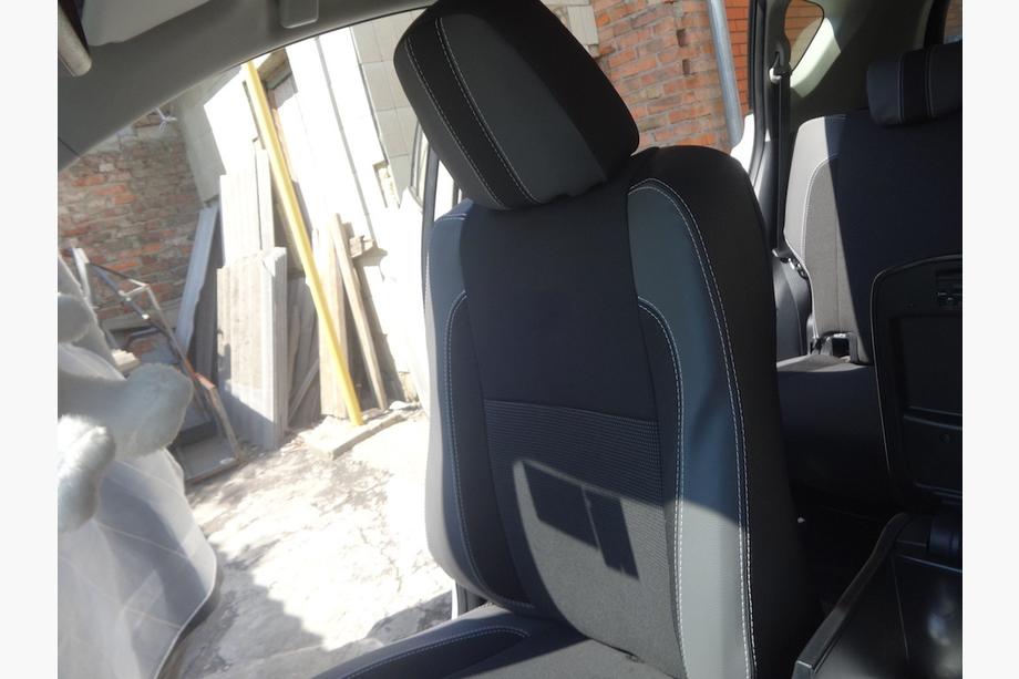 Toyota Rav 4 2013-2018 Car Seat Covers (Leatherette↗Fabric, Premium) Photo 15