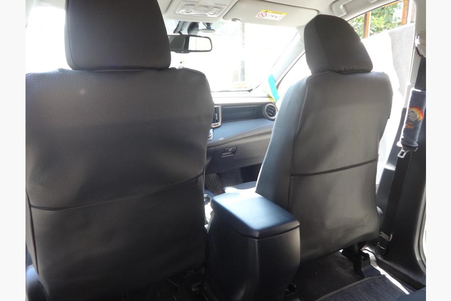 Toyota Rav 4 2013-2018 Car Seat Covers (Leatherette↗Fabric, Premium) Photo 19