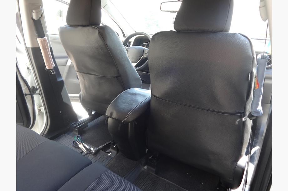 Toyota Rav 4 2013-2018 Car Seat Covers (Leatherette↗Fabric, Premium) Photo 29