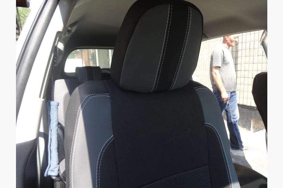 Toyota Rav 4 2013-2018 Car Seat Covers (Leatherette↗Fabric, Premium) Photo 31