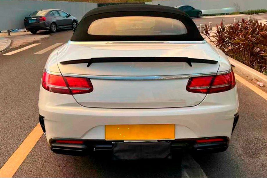 Mercedes S-class C217 Coupe 2014-2020 Spoiler V2 (Convertible, Carbon) Image