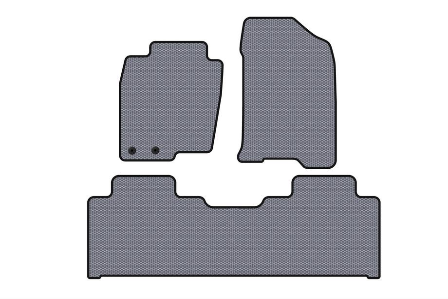 Mercedes X class 2017-2020 Rubber Floor Mats Carsuit V1 (Gray) Image