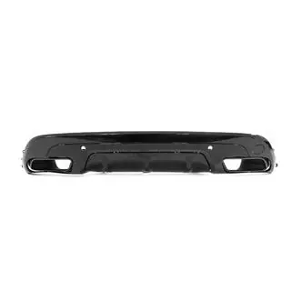 Rear Bumper Diffuser with Tips Black