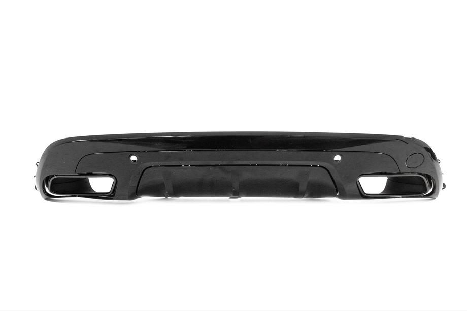 Range Rover Velar 2017- Rear Bumper Diffuser with Tips Black Image