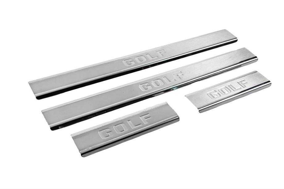 Volkswagen Golf 7/E-Golf 2012-2020 Carmos Stainless Steel Door Sill Protectors (4 pcs) Photo 3