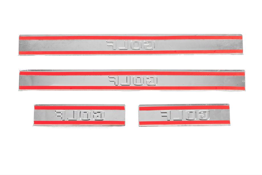 Volkswagen Golf 7/E-Golf 2012-2020 Carmos Stainless Steel Door Sill Protectors (4 pcs) Photo 4