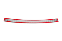 Volkswagen T7 2021- Rear Bumper Protector Carmos (Gloss, Stainless Steel) photo 4