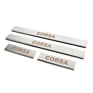 Carmos Door Sill Protectors (4 pcs, Stainless Steel) photo 2