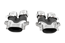 Mercedes E-class W213 2016-2023 Rear diffuser with exhaust tips E53-Design Silver (for Base) photo 5
