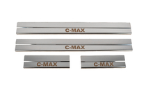 Ford C-Max 2004-2010 Door Sill Covers (4 pcs, Stainless Steel) photo 1