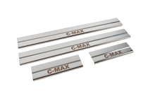 Ford C-Max 2004-2010 Door Sill Covers (4 pcs, Stainless Steel) photo 3