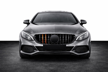 Mercedes C-class W205 2014-2021 Rocket front grille (2018+, for Avantgarde/AMG-Line/C43 AMG) photo 1