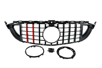Mercedes C-class W205 2014-2021 Rocket front grille (2018+, for Avantgarde/AMG-Line/C43 AMG) photo 2
