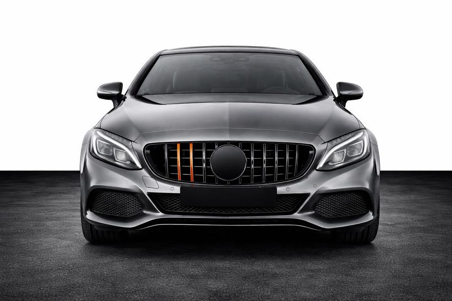 Mercedes C-class W205 2014-2021 Rocket front grille (2018+, for Avantgarde/AMG-Line/C43 AMG) Image