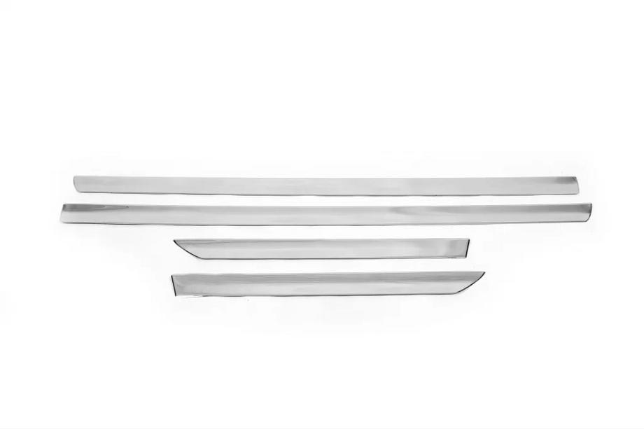 Nissan Qashqai 2010-2014 Clearance Door Mouldings OmsaLine (4 pcs, stainless steel) OmsaLine, Standard Base Image