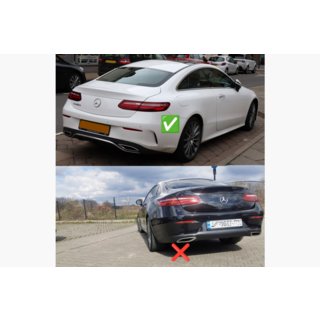 Rear Diffuser Black with Chrome Tips (AMG53 Design) photo 4