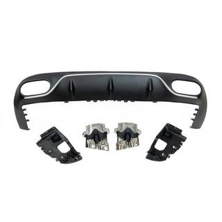 Rear Diffuser Black with Chrome Tips (AMG53 Design) photo 2