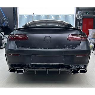 Rear Diffuser Black with Chrome Tips (AMG63 Design) photo 4
