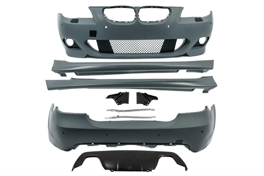 BMW 5 Series E60/E61 2003-2010 M-Sport Body Kit Set (for E60) Single-Side Dual Exhaust Tips Photo 2