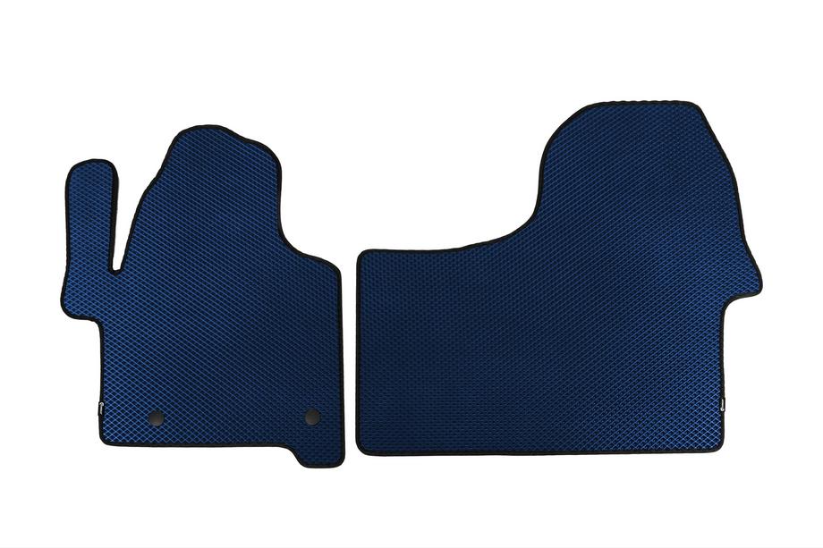 Mercedes Sprinter W907/W910 2018- EVA Floor Mats V2 (Blue) Image