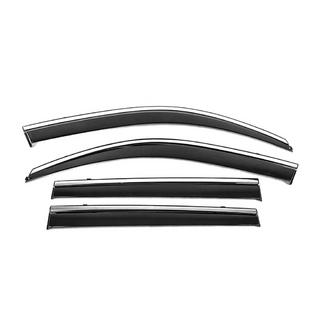 Window Deflectors with Chrome Trim Niken Luxury (4 pcs) photo 1