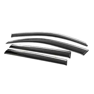 Window Deflectors with Chrome Trim Niken Luxury (4 pcs) Lexus GX460 2009-2023 photo 2