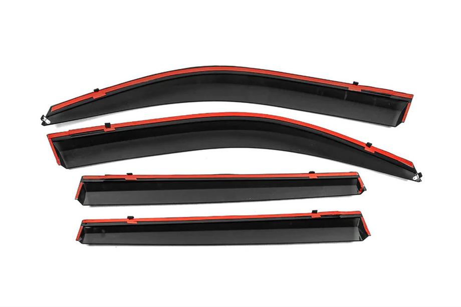 Lexus GX460 2009-2023 Window Deflectors with Chrome Trim Niken Luxury (4 pcs) Photo 3