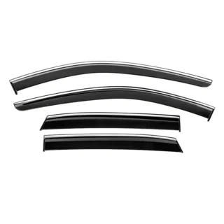 Window Deflectors with Chrome Trim Niken Luxury (4 pcs)