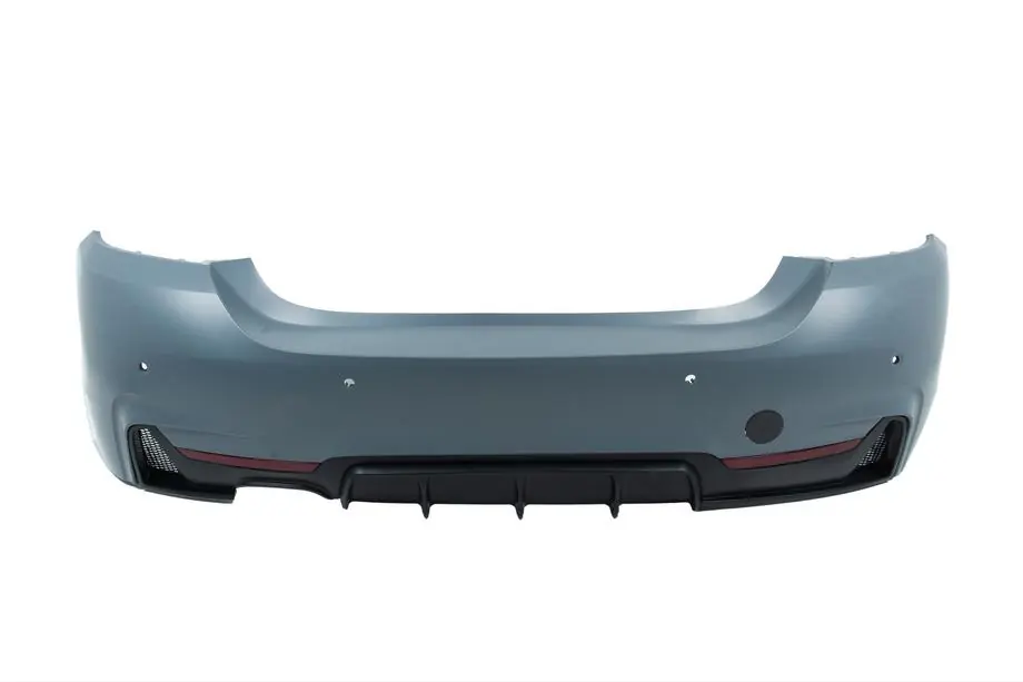 BMW 4 Series F32/F33/F36 2012-2020 Rear bumper with diffuser for single-side dual exhaust M-Sport Image